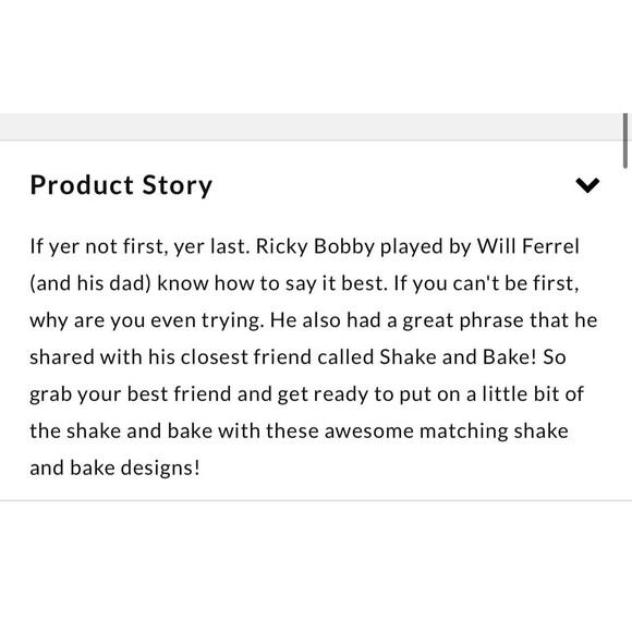 Shake and Bake sweater. Ricky Bobby played by Will Ferrel - Picture 4 of 6